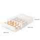 thumbnail image 3 of Caja de almacenamiento de huevos para conservación de alimentos de cocina, cajón para refrigerador, caja para huevos [estilo cajón de doble capa [puede contener 60 huevos de pollo y pato]], 3 of 5