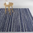 thumbnail image 5 of Balta Martinus Vintage Stripe Indoor/Outdoor Area Rug Navy 7'10" x 10' 8' x 10' Ivory, Off-White, 5 of 5
