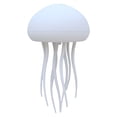 thumbnail image 1 of Luz nocturna 3D de medusa con tentáculos giratorios para decoración de dormitorio (Haging)., 1 of 8