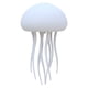 thumbnail image 1 of Luz nocturna 3D de medusa con tentáculos giratorios para decoración de dormitorio (Haging)., 1 of 8