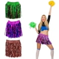 thumbnail image 3 of Sylvtty Adult Skirt Rain Fringe Tassel Party Skirt Bright Color Adjustable Curtain Mini Skirt Festival-ready Performance Skirt, 3 of 7
