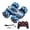 Blue, variant on BIMZUC 2.4G RC Stunt Drift Car Double-Sided Tumbling Off-Road Rock Crawler 360 Degree Rotation High-Speed Toy Vehicle Built-In Battery (16x16cm / 6.3x6.3 inches) - Blue Edition
