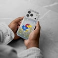 thumbnail image 5 of Kansas Jayhawks Linen Logo iPhone Glitter Case, 5 of 6