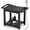 2 Tier - Black, variant on Shower Bench Seat with Storage Shelf, Natural Wood Shower Benches for Inside Shower to Sit on, Waterproof Bathroom Spa Bench Stool for Legs Shaving with Built-in Handle & Shower Head Holder