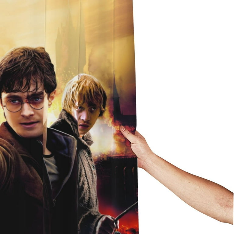 Harry Potter Shower Curtain Bathroom Decor Polyester Waterproof Bath  Curtains With Hooks 60x72 Inches