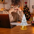 thumbnail image 5 of Christmas Tree Decorations,Christmas Tree Crystal Ball Music Box - Snow Globe Light Gift Night Light Ornament, 5 of 5