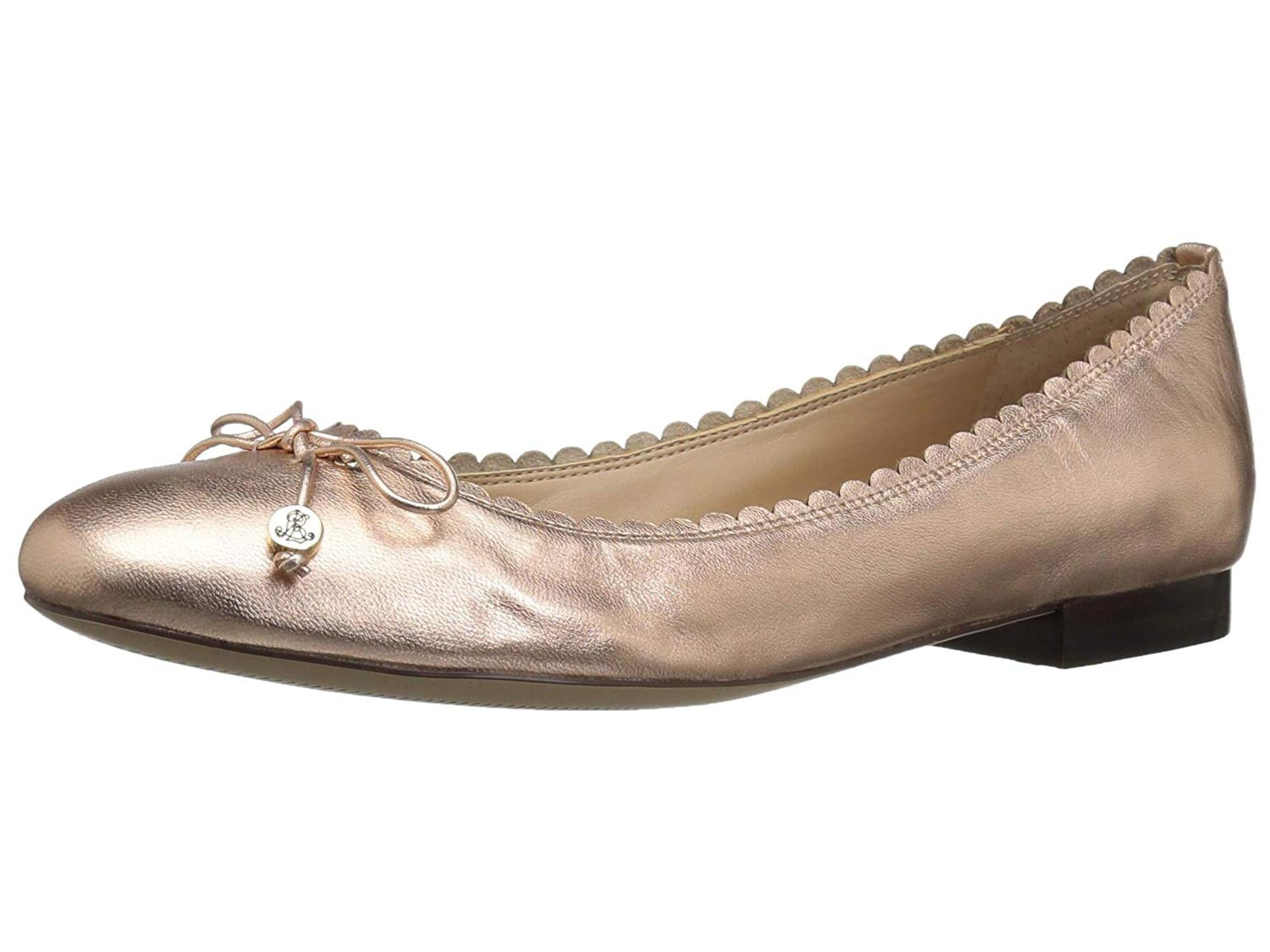 Lauren Ralph Lauren - Women's Glennie Ballet Flat, Pink, Size 9.0 ...
