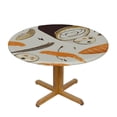 thumbnail image 3 of PIKWEEK Lovely Sushi Pattern Round Fitted Tablecloth, Sushi Elastic Tablecloth for Round Tables, Waterproof Table Cover, 3 of 7