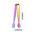 thumbnail image 3 of Anuirheih Mini Tong Clip Ice Mold Tongs, Stainless Steel Thickened Coffee Sugar Clip Bar KTV Ice Clip Ice Block Ice Clip Small Clip, 3 of 7