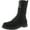 Black, variant on Collection Womens Cadee Zip up Mid calf Combat & Lace-up Boots