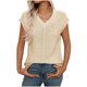 thumbnail image 2 of mfyjkho Camisetas Sin Mangas Para Mujer, Jersey De Punto De Color Liso Con Cuello En V Para Mujer, Estilo Informal Y Moderno. Vestidos Maxi Para Mujer M, 2 of 7