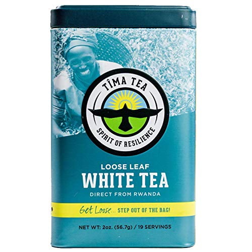 Tima Tea Organic Fair Trade Loose Leaf White Tea 2 oz