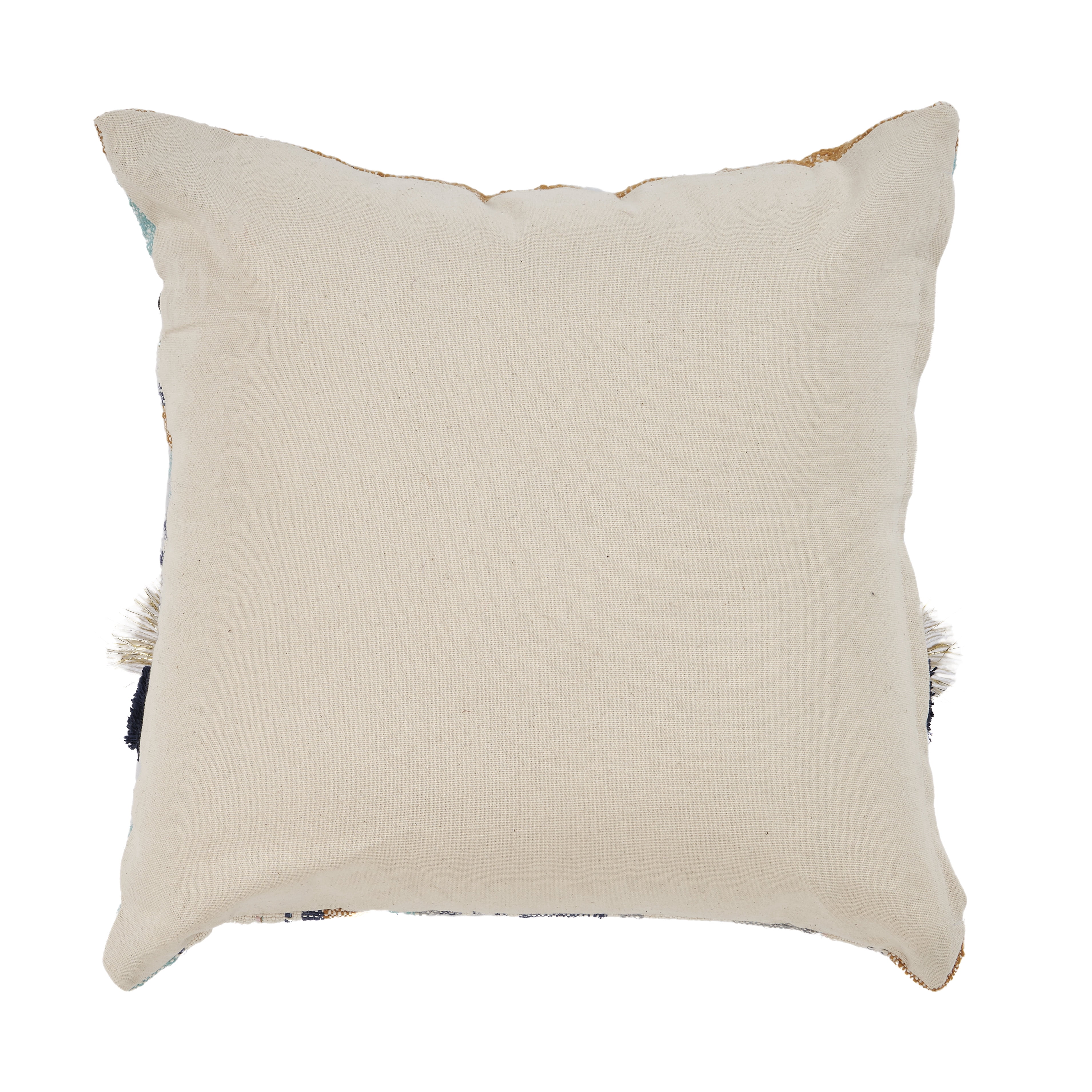 Ox Bay Eli 18" x 18" Coastal Striped Cotton Adult Decorative Throw Pillow Cover