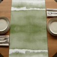 thumbnail image 5 of Table Runners 72 Inches Long Dress Scarves, Sage Green Stripes Farmhouse Kitchen Table Runner, Coffee Tablerunners, Watercolor Gradient Abstract Striped 14x72 Inch, 5 of 9