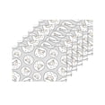 thumbnail image 4 of MKHERT Cute Sheep Lamb with Polka Dots Placemats Table Mats for Dining Room Kitchen Table Decoration 12x18 inch,Set of 6, 4 of 4