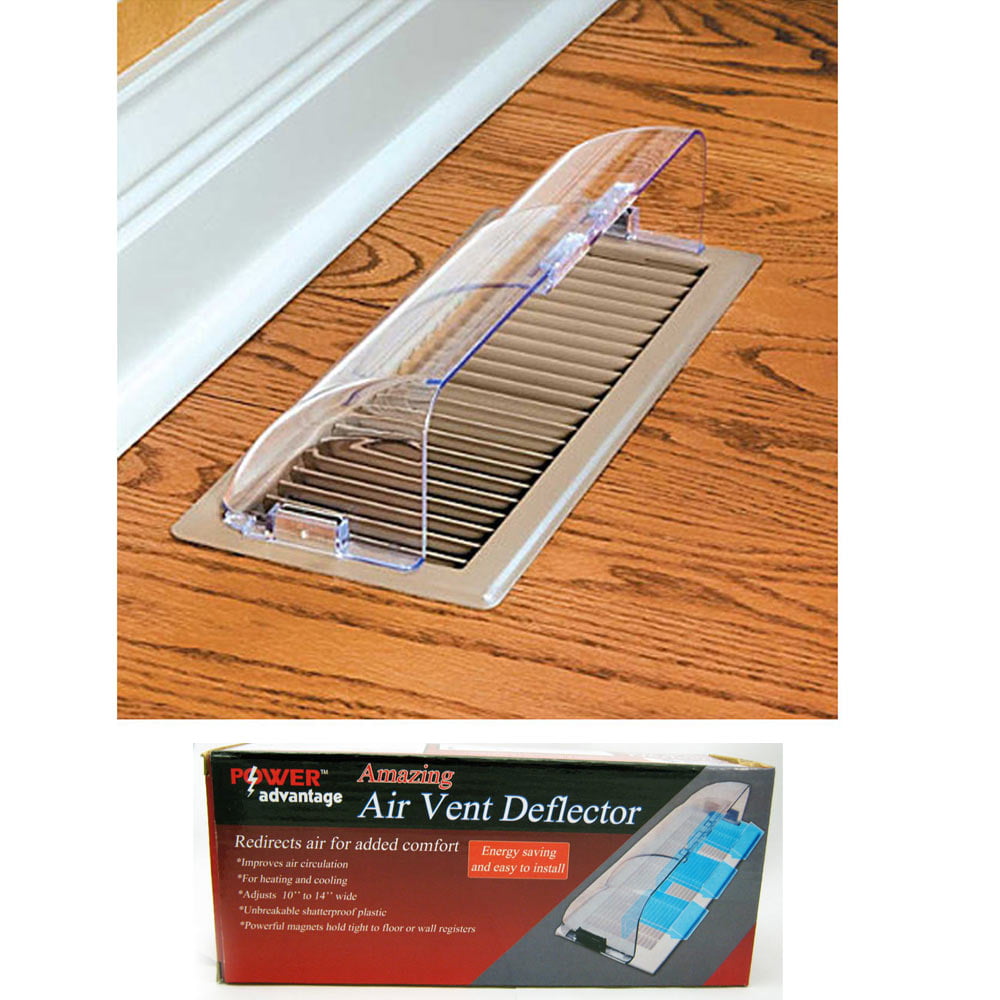 Magnetic Adjustable Air Vent Deflector Heating Cooling Redirect Flow Unbreakable - Walmart.com How To Redirect Air From Vent