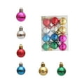 thumbnail image 2 of 12Pcs 1.2in Colored Christmas Ball, Xmas Tree Ornaments Balls, Christmas Tree Pendant Set, Exquisite Colorful Ball Decoration Pendant for Holiday Party Decor, 2 of 6