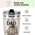 thumbnail image 3 of Dad tumbler gift, Double-sided printing tumbler cup gifts for Dad, for Father, with sealing BPA-free lid, anti-scald food grade stainless steel tumbler gifts, 3 of 6