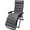 Dark Grey, variant on Patio Chaise Lounger Cushion, Rocking Chair Sofa Cushion with 6 Ties, Thick Padded Swing Bench Cushion, Zero Gravity Chair Cushion61x19x3in (Red)
