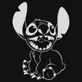 thumbnail image 2 of Girls Lilo & Stitch Negative Black and White T Shirt, 2 of 4