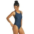 thumbnail image 6 of Sporti Solid Wide Strap One Piece Swimsuit, High Cut, Unpadded, Athletic (Women’s), 6 of 12