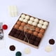 thumbnail image 4 of Adornos navideños, bolas de lana, 36 piezas en caja, adornos colgantes para árbol de Navidad, decoración de ventanas, arreglos de escena, decoración navideña, juegos de bolas colgantes para fiestas, 4 of 8