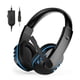 thumbnail image 3 of Inteprter Auriculares con cable de 3,5 mm, auriculares estéreo para juegos, micrófono incorporado, auriculares de oficina, presenta escritorio Juegos de teclado y mouse para computadora, 3 of 6