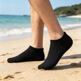 thumbnail image 5 of IEMIEMIEM Women's Men's Water Shoes Lightweight Soft Barefoots Quick Drying Aqua Socks for Hiking Swim Beach Surf Yoga Sport Black 5 Women, 5 of 6