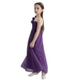 thumbnail image 3 of MSemis Kids One-shoulder Floor Length Flower Girl Dress, 3 of 5