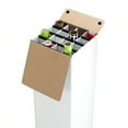 thumbnail image 4 of Scranton & Co Document and Gift Wrap Paper Roll Storage Organizer in White, 4 of 4