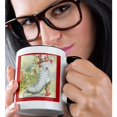 thumbnail image 2 of 3drose, Nostalgic Ice Skate with Christmas Foliage and Berries, 15oz Two-tone Black Mug, 2 of 6