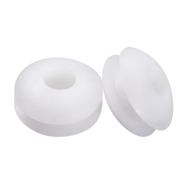 Unique Bargains Wire Protector Oil Resistant Armature Rubber Grommet 5mm Mounting 50Pcs, White
