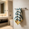 thumbnail image 6 of Bcylexb 100% Cotton Bath Towels Set of 2, 13"x 29" Soft Hand Towels Super Absorbent Quick Dry Light Weight Striped Towels for Bathroom Hotel Gym Spa, 6 of 6