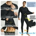 thumbnail image 2 of LANBAOSI Long John for Men Thermal Underwear Set 2 Piece Top & Botttoms Size L, 2 of 8