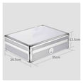 thumbnail image 2 of Biometric Fingerprint Safe Box Safe Jewelry Privacy Security Storage Box with Morse Code Lock Intelligent Secret Hidden Safe ,Your Exclusive Wealth Manager, 2 of 5