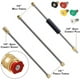thumbnail image 2 of Kit de lanza pulverizadora, extensión de boquilla pulverizadora, lanza para canaletas para lavadora de alta presión, boquilla para lavado de automóviles de cinco colores de 7 piezas., 2 of 4