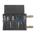 thumbnail image 2 of Unique Bargains Roll Up Scissors Bag Durable & Foldable Salons Tool Pouch with Multi-Pockets Hair Scissor Shears Cases for Hair Stylists Gray, 2 of 7