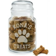 Personalized Pet Treats Glass Jar