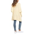 thumbnail image 5 of Yuemengxuan Women Simple Loose Style Knitted Coat, Solid Color Cardigan with Pockets, 5 of 6