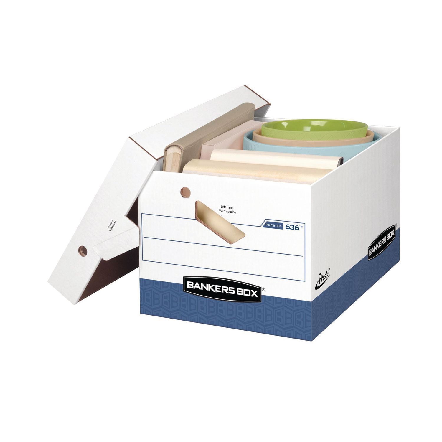 Bankers Box® Presto™ Storage Boxes - Letter/Legal - 6 pack - Heavy Duty