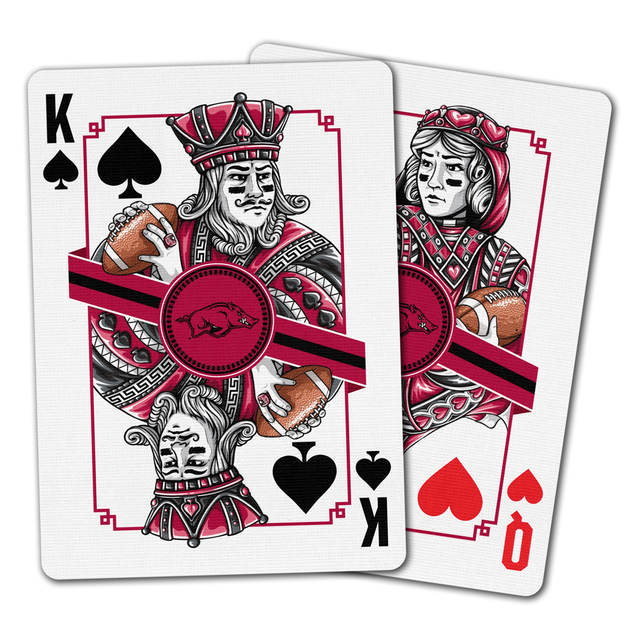 YouTheFan NCAA Arkansas Razorbacks Classic Series Playing Cards
