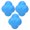 Blue, variant on BOKYAN 3-Pack Hex Bounce Reaction Ball, TPR Agility Training Aid for Hand-Eye Coordination, Reflex Exercise & Sports Fitness (Blue)