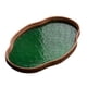 thumbnail image 2 of Bandeja de vidrio perfecl Bandeja decorativa Begonia Flor Organizador de joyas Verde grande, 2 of 8