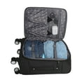 thumbnail image 3 of MADDEN NYC, Aesthetic Soft Side 20" Expandable Carry-on Luggage with Spinner Wheels, Black, 3 of 9