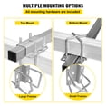 thumbnail image 4 of VEVOR Boat Trailer Guide-ons, 60", 2pcs Rustproof Galvanized Steel Trailer Guide ons, Trailer Guides with Carpet-padded Boards, Mounting Parts Included, for Ski Boat, Fishing Boat or Sailboat Trailer, 4 of 9
