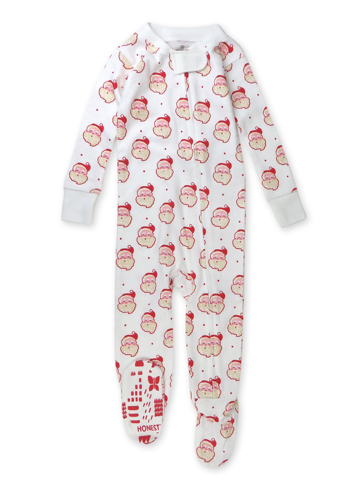 Unisex Baby Long Sleeve Reindeer Footed One-Piece Pajamas - Gymmies