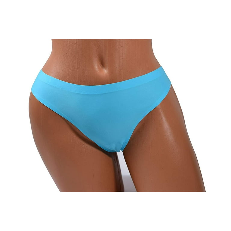 AYRELY Women's Invisible Seamless Mid Rise Panties No Show Laser