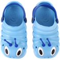 thumbnail image 3 of 1 Pair Caterpillar Beach Non-slip Shoes Cartoon Summer Sandals Cool Slipper for Boys Girls (Blue Size 26 Length 15.5cm), 3 of 3