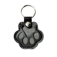 thumbnail image 1 of Pet Hair Keepsake, Paw-Shaped Leather Memorial Keyring for Dogs/Cats, Fur Storage Pendant, 1 of 7