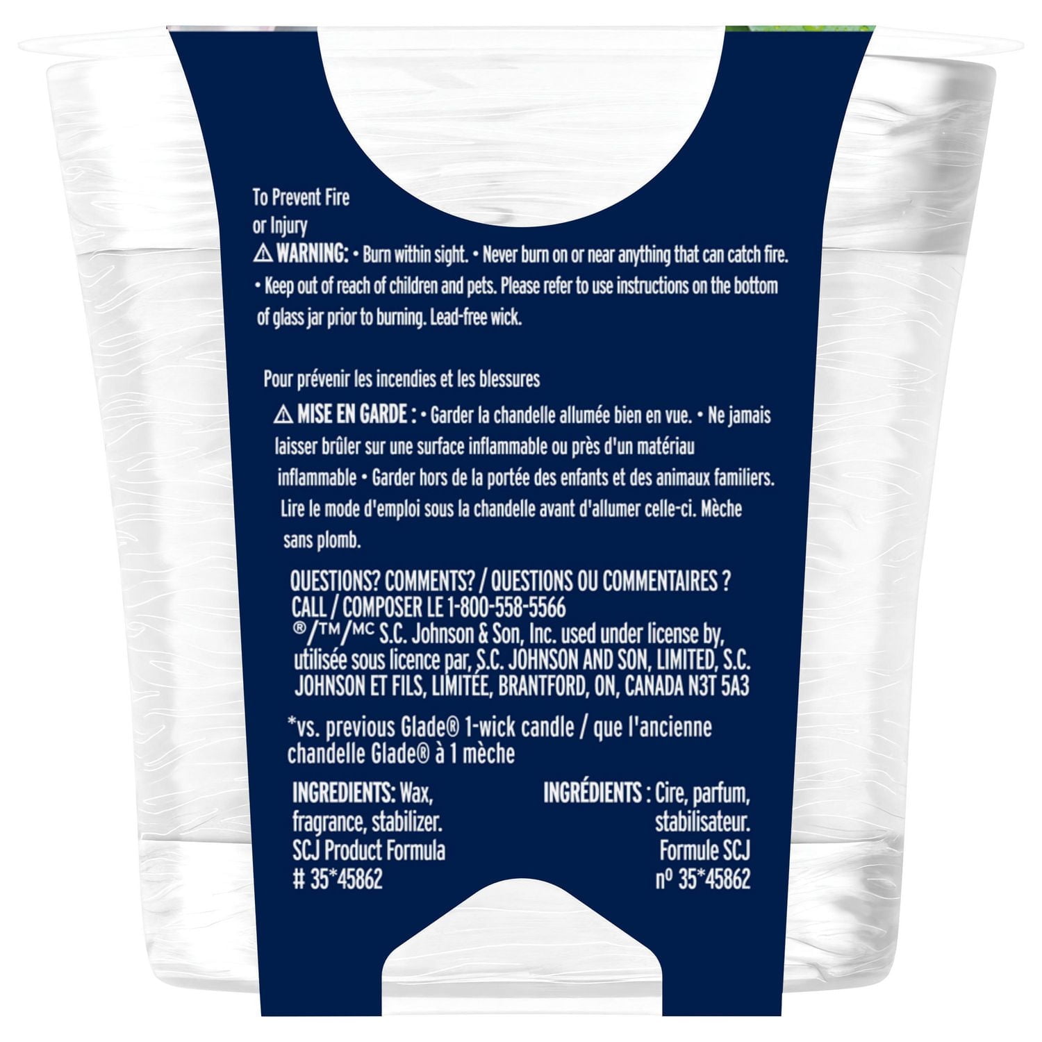 Glade® Scented Candle Air Freshener, Dewdrop Petals